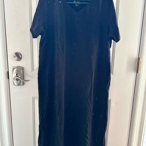 Denim&Co Elegant Black Maxi Dress